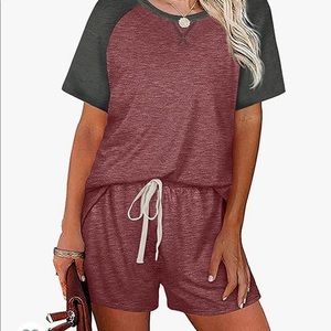 Cotton two piece short set